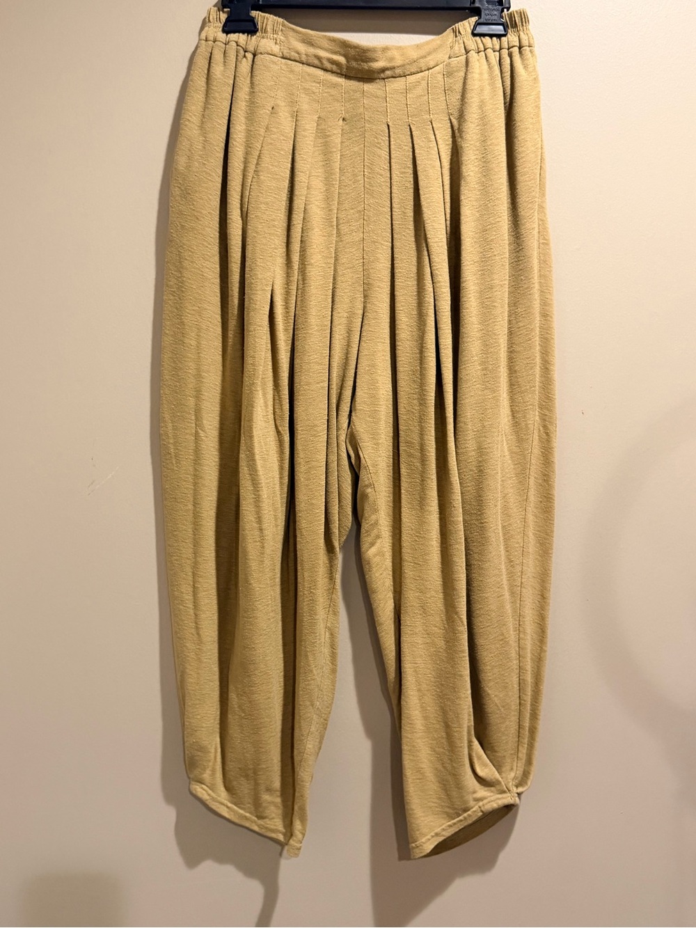 Free People Pleated Harem Pants in Mustard